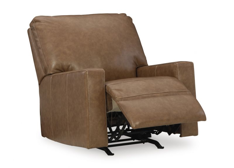 Genuine Leather Rocker Recliner Chair - Orion